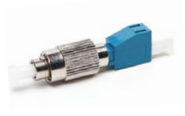 fiber optic  FC to LC Single Mode 5dB  Attenuator  Networks application Wavelength 1260 to 1620nm Blue color