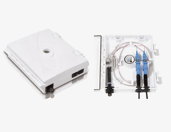 optical fiber distribution box FTTH Outdoor use 2F Access terminal box IP55 Protection Level