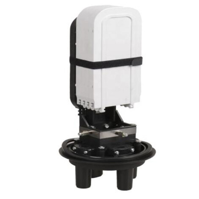 Ip68 24 48 96coreVertical heat shrink seal dome fiber optic closure 1 inlet 3 outlet