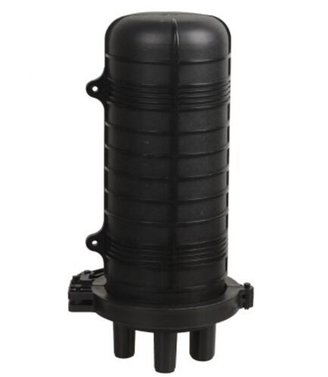 Ip68 24 48 96coreVertical heat shrink seal dome fiber optic closure 1 inlet 3 outlet