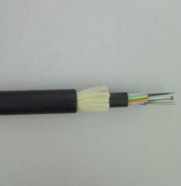 Outdoor Aerial Fiber Optic Cable ADSS 100m Span Single Mode All Dielectric 24 Cores